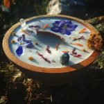 ISHTAR Bougie Bol en bois
